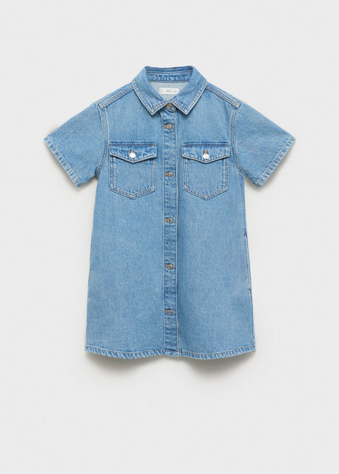 Mango dress andrea in medium denim