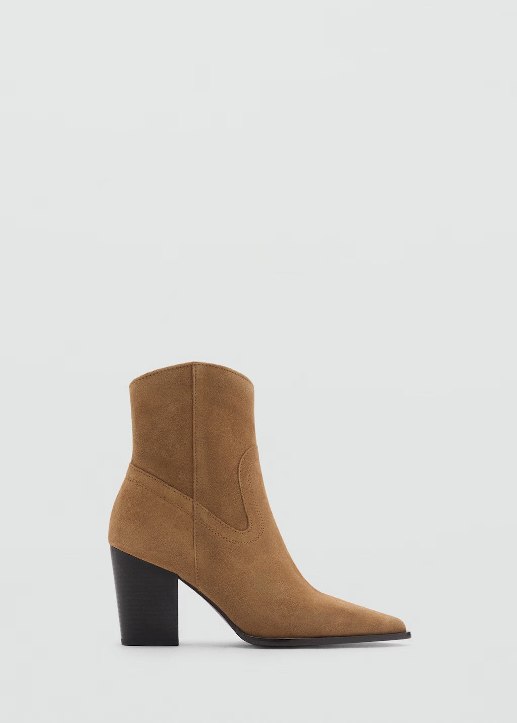Mango ankle boots adri1 in tobacco - B