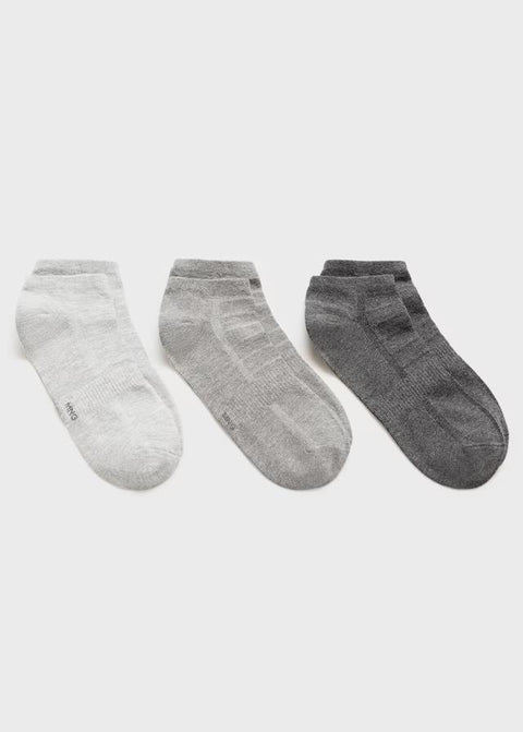Mango socks minitobi in grey