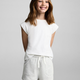 Mango shorts lea in medium heather grey