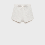Mango shorts lea in medium heather grey