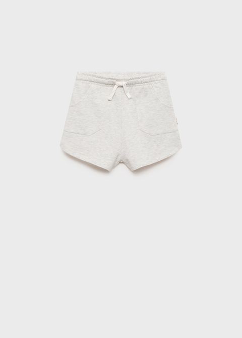 Mango shorts lea in medium heather grey