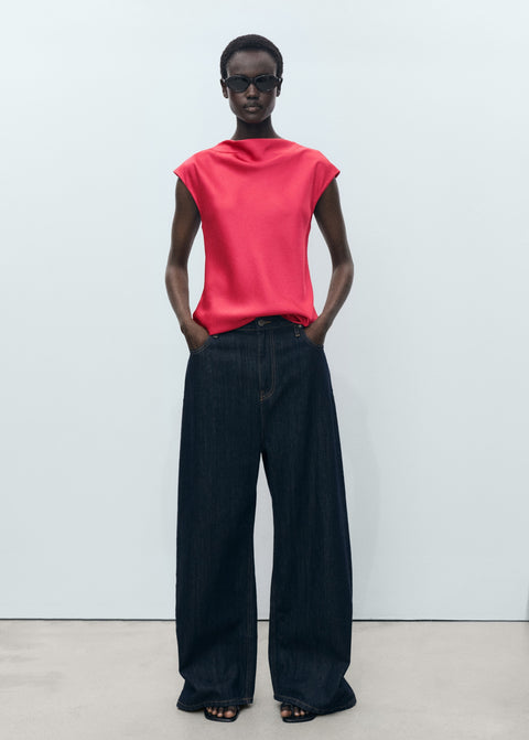 Mango blouse noelisi in tomato