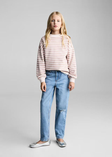 Mango sweatshirt trendy in pink