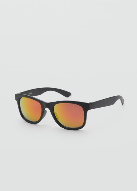 Mango sunglasses matt in black
