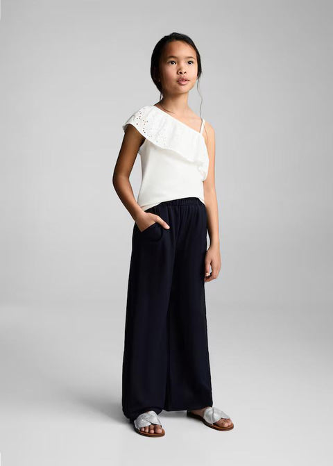 Mango trousers velero in navy