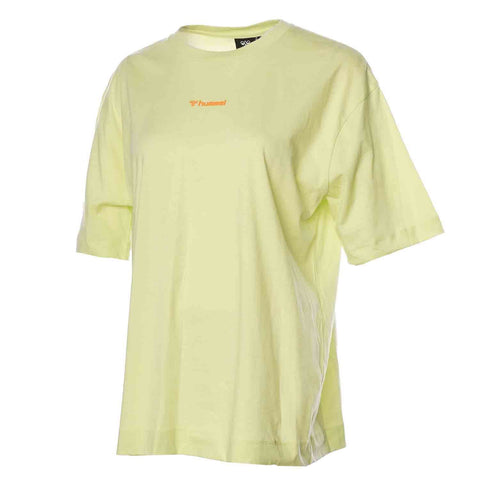 Hummel hmlANGIE oversize t-shirt s/s in shadow lime