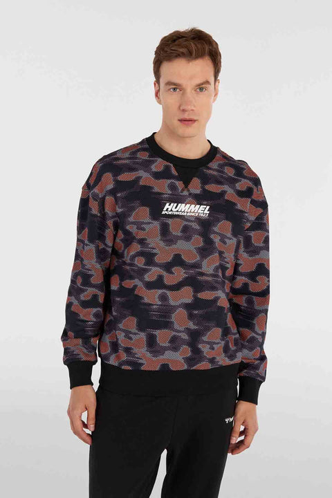 Hummel hmlPARKER sweatshirt in plum perfect
