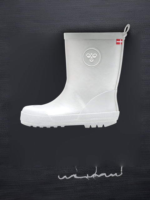 Hummel rubber boot jr in silver