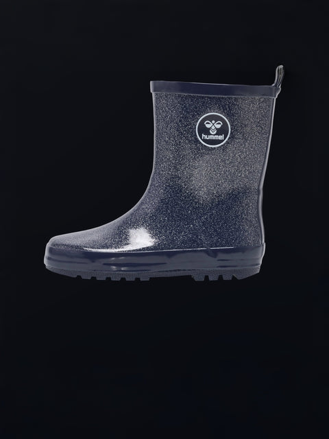 Hummel rubber boot glitter jr in black iris