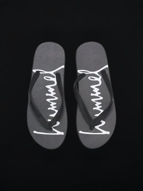 Hummel flip flop sc in black black