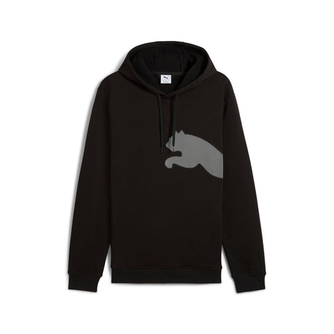PUMA TRAIN ALL DAY big logo hoodie in black