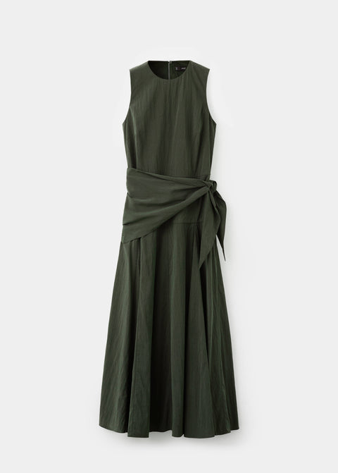 Mango dress scarf in khaki