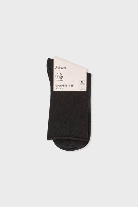 Etam coton midi - chaussettes - noir in black