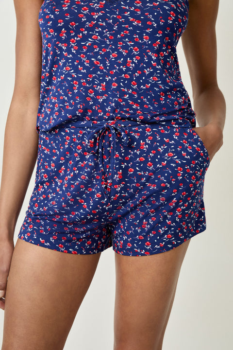 Etam molly fleurs - short in navy