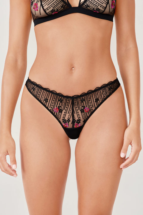 Etam drama - tanga in black