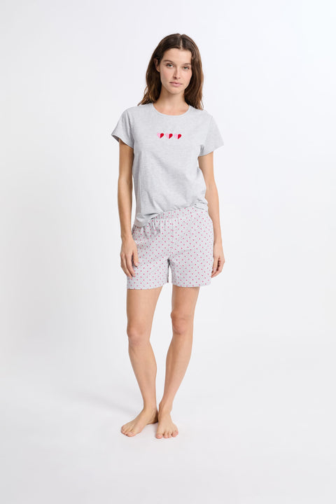 Etam meane spe - pyj 2 pcs in gray