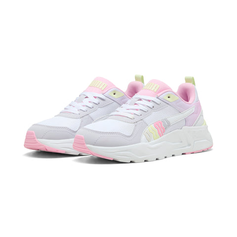 PUMA trinity 2 come on sneakers youth in lavender pop and white