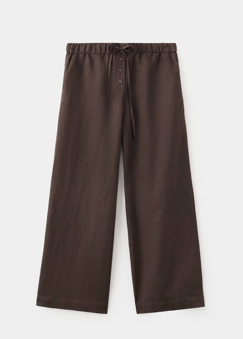 Mango trousers soma in chocolate
