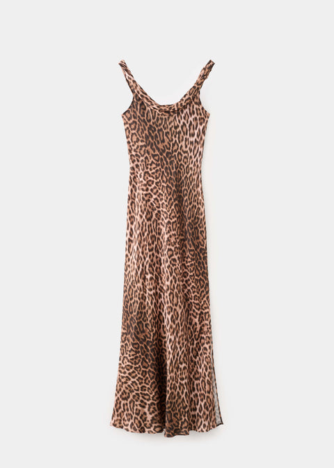 Mango dress leoni in beige