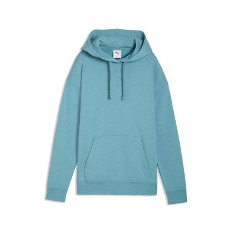 PUMA essentials relaxed hoodie women in baltic sea blue