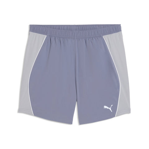PUMA VELOCITY 5" running shorts men in gray sky