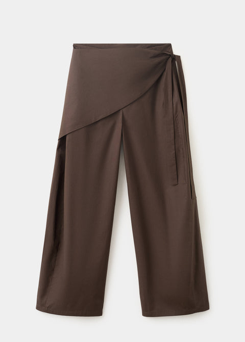 Mango pantalon milos in chocolate