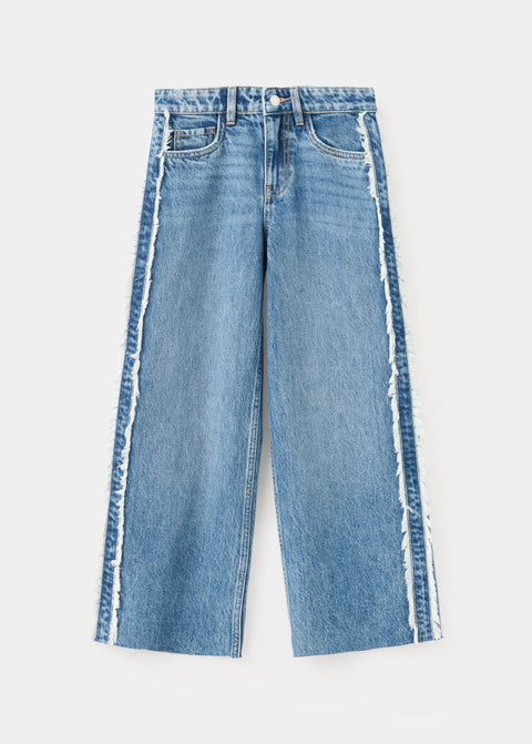 Mango jeans widef in medium denim