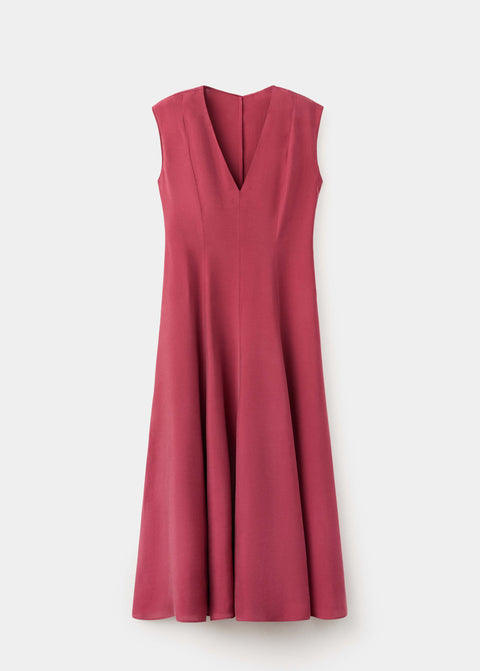 Mango dress pascual in terracotta