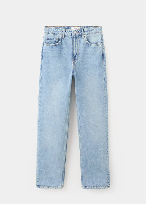 Mango jeans blanca in medium denim