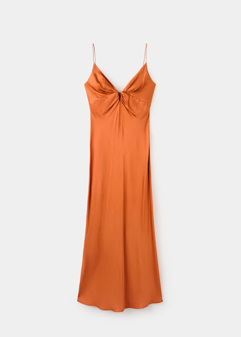 Mango dress victoria in orange