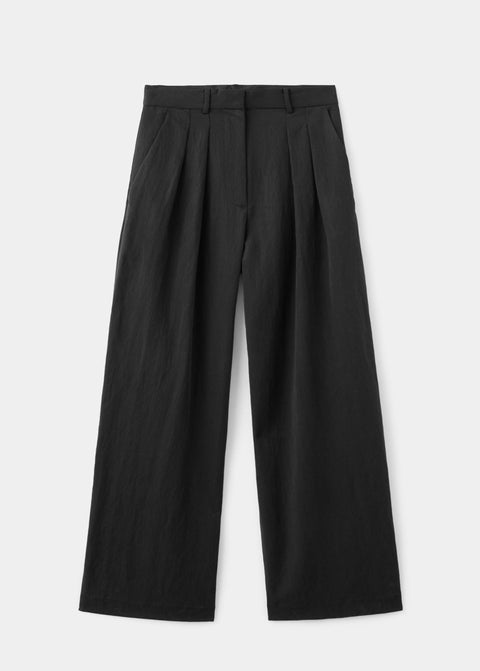 Mango trousers marga in black