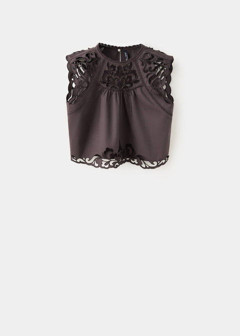 Mango top buba in brown