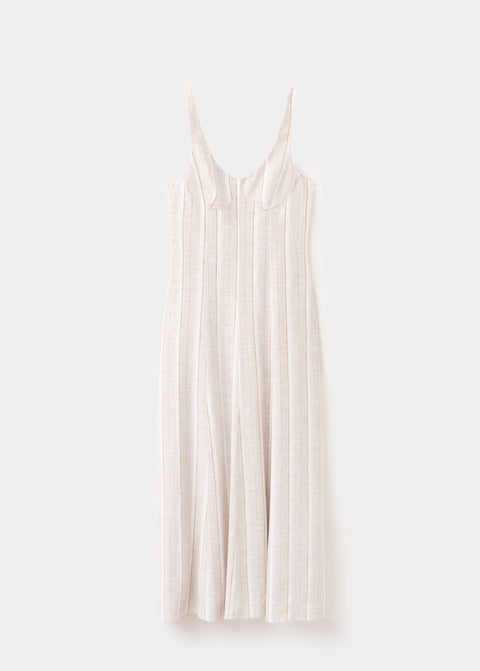 Mango dress valery in stone