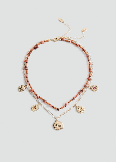 Mango necklace judith in gold