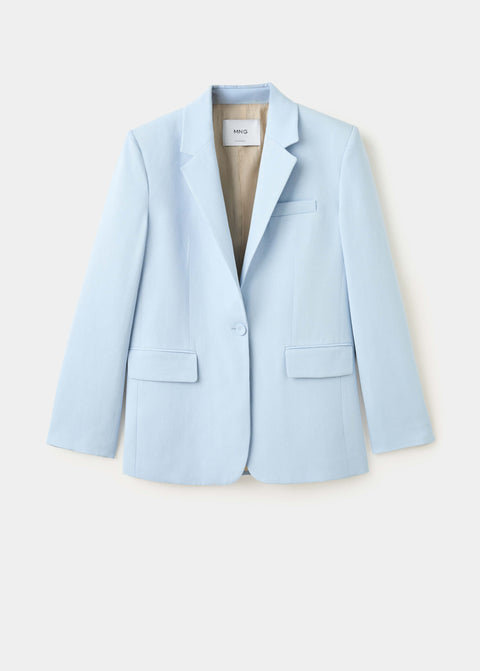 Mango blazer azur in celestial