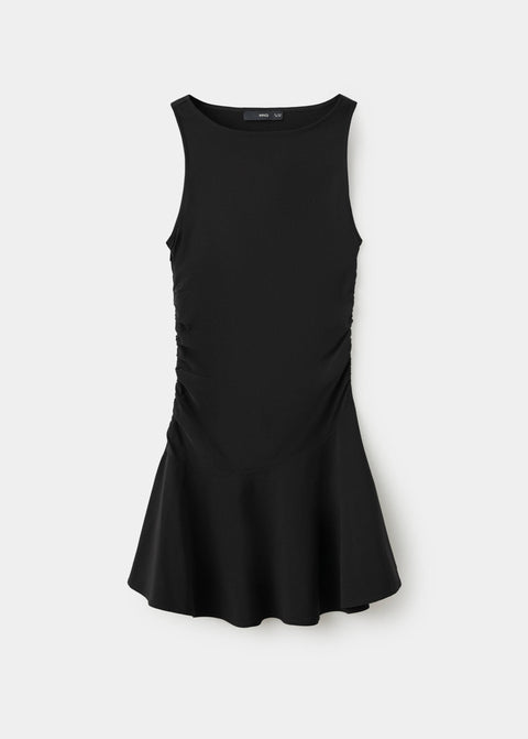 Mango dress vila in black