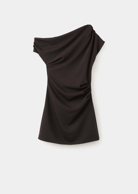Mango dress delia in brown