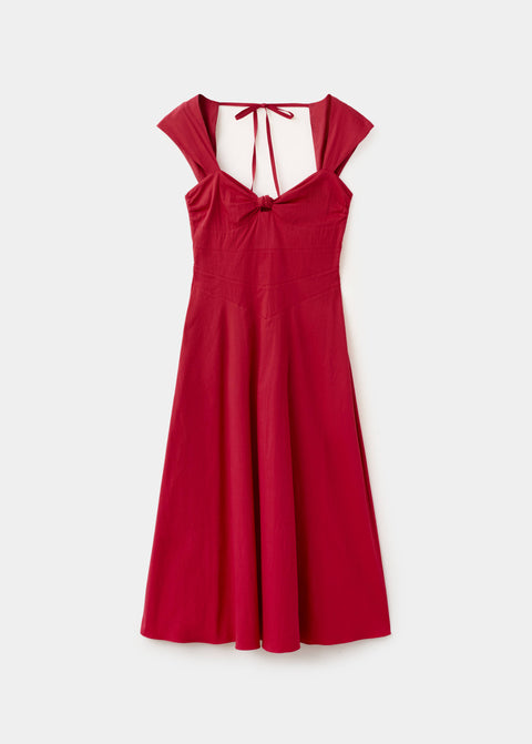 Mango dress mouse in red