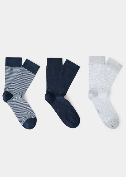 Mango socks trira1 in navy