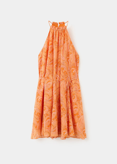 Mango vestido orange in orange