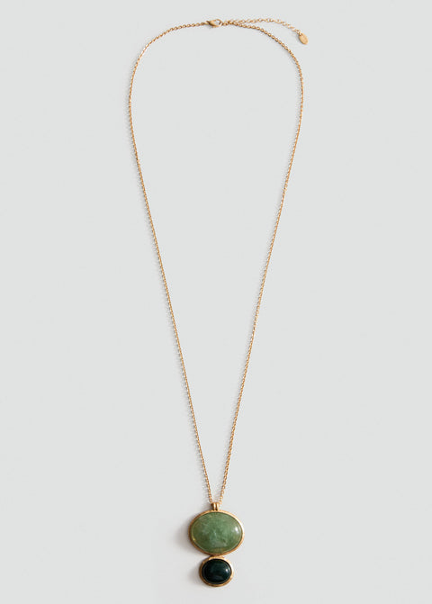 Mango necklace joy in gold