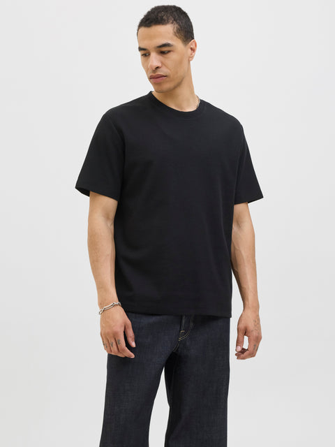 JACK & JONES JJEAUSTIN tee in black