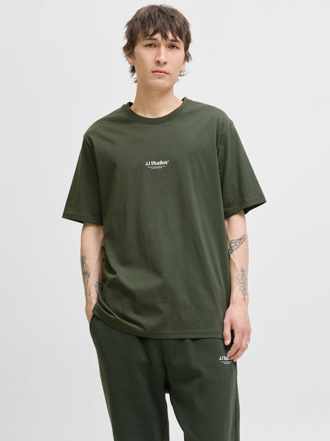 JACK & JONES JJESOHO tee crew neck in duffel bag