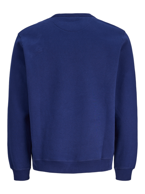 JACK & JONES JORBLEECKER branding sweat crew in black jj