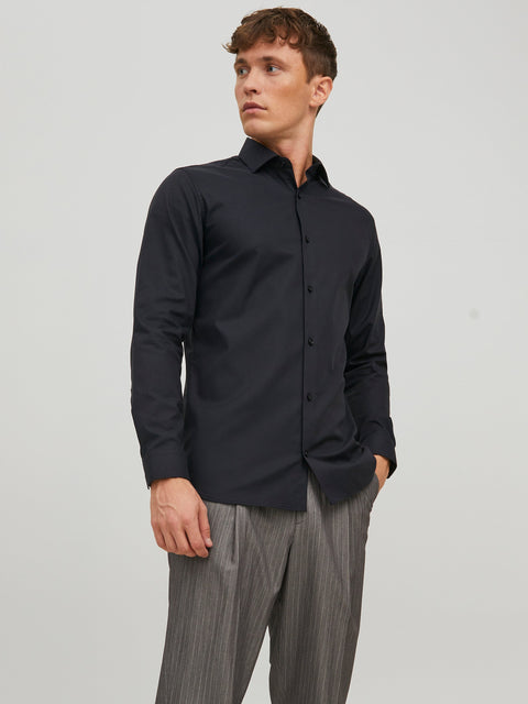 JACK & JONES JPRBLAPARKER shirt in black