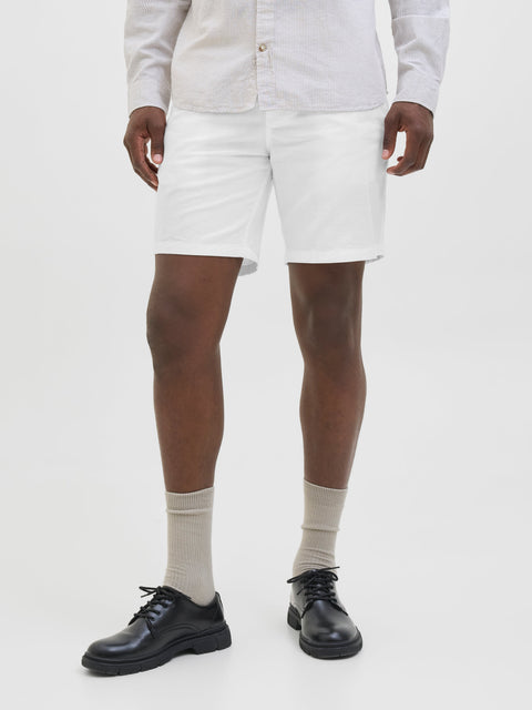 JACK & JONES JPSTACE summer linen blend short in black