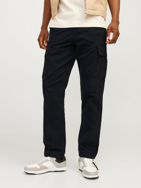 JACK & JONES JPSTKANE barkley cargo pant in black