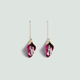 Mango earrings jim in fuchsia