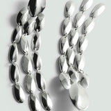 Mango earrings medusa in silver